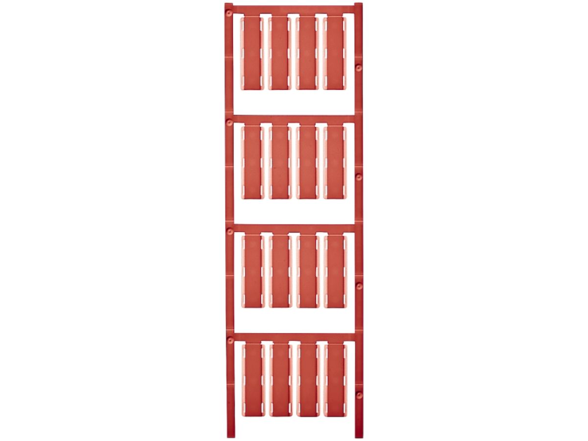 Kabelmarkierer Weidmüller MultiCard SFX für Ø7…40mm 40×9mm PA66 rot
