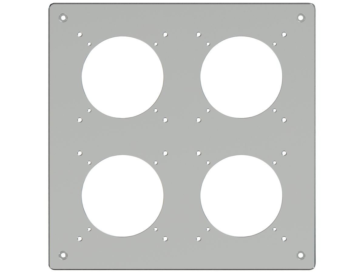 UP-Kopfzeile ELEMENT SNAPFIX® 2×2 225×225mm aluminium