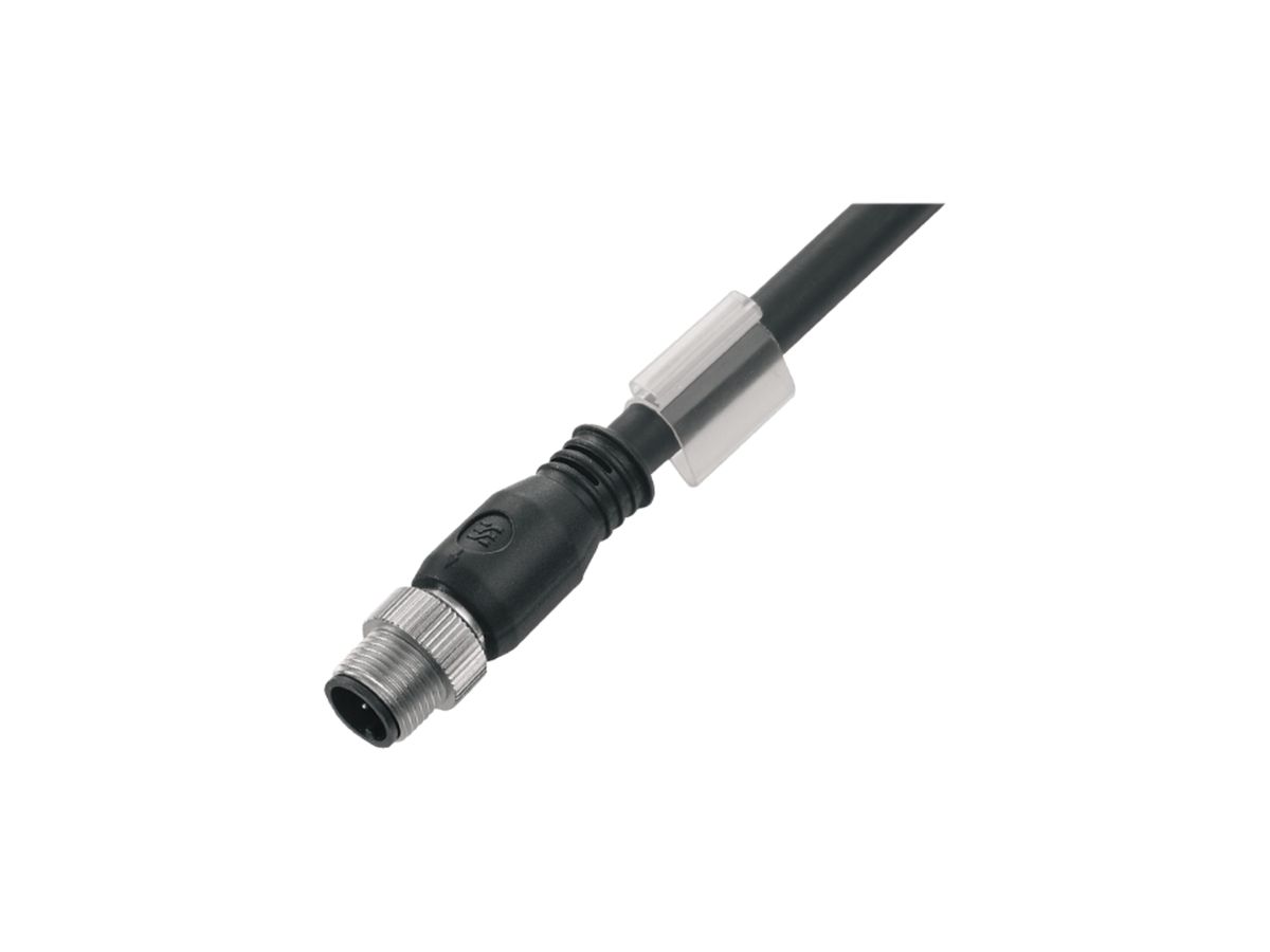 Kabel Weidmüller SAIL offen/M12 5L 1.5m Stift gerade geschirmt PUR schwarz, A