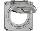 Oberteil ELEMENT SNAPFIX® mit Klappdeckel Ø53mm alu
