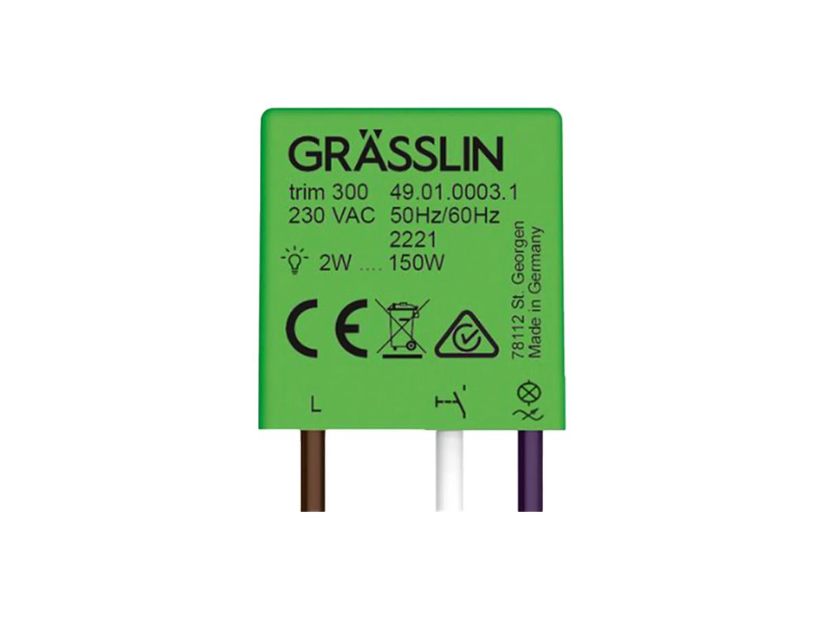 RF-Dimmaktor ELBRO trim 300 1×Ausg universal 230V IP65