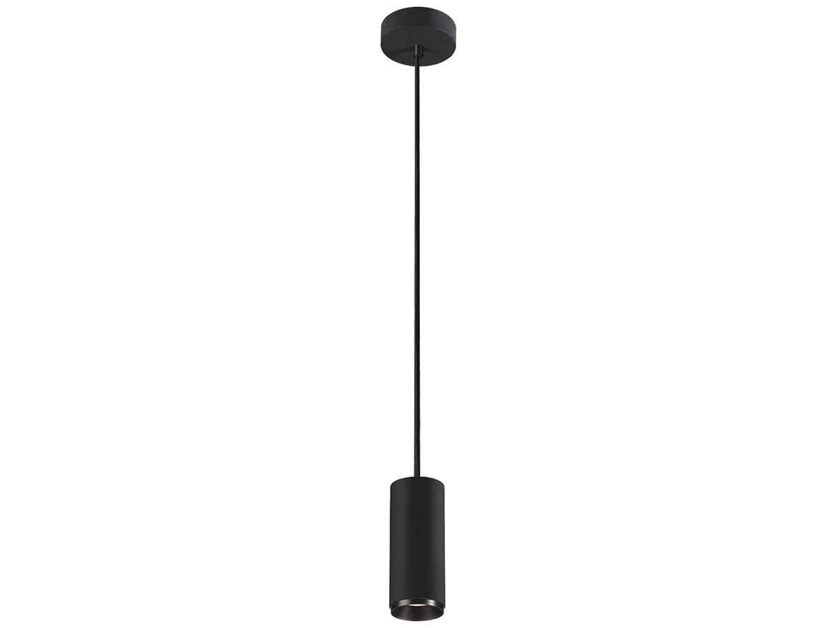 LED-Pendelleuchte SLV NUMINOS S PHASE 11W 1100lm 4000K 60° Ø65×162mm schwarz