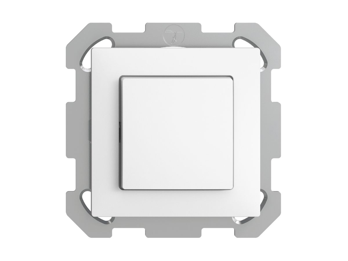UP-Schalter EDIZIOdue 6/1L weiss