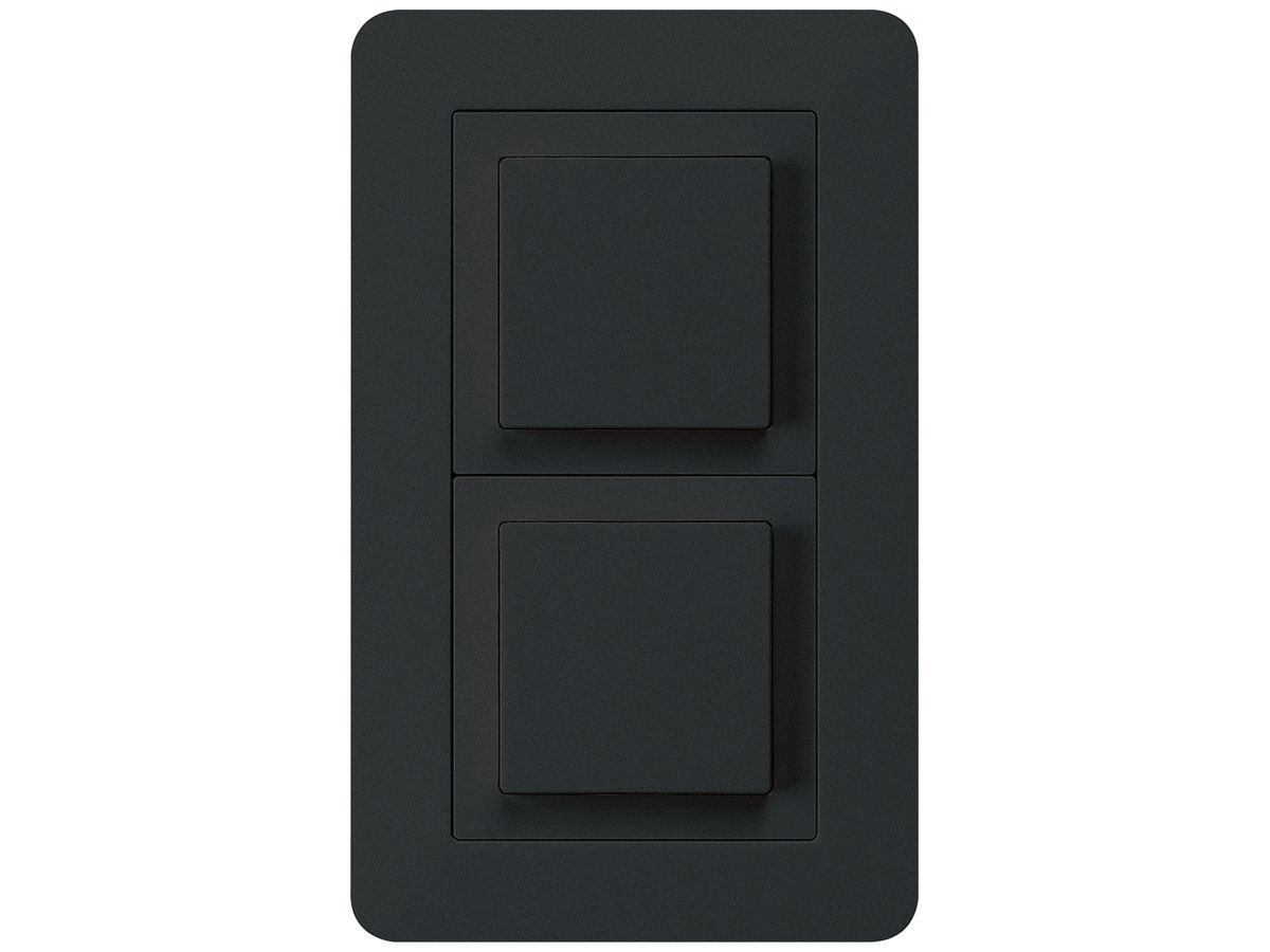 UP-Kombination kallysto.trend Gr.I-I vertikal Impulstaster+Schalter S3 schwarz