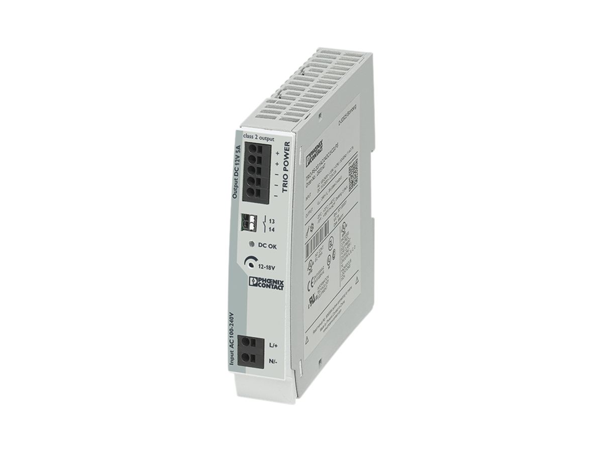 Schaltnetzteil Phoenix Contact TRIO POWER 1-phasig 12VDC/5A/C2LPS Push-In