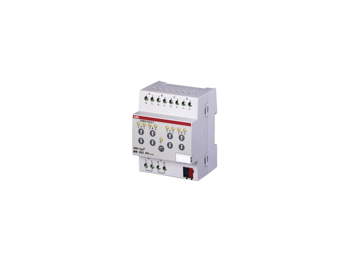 REG-KNX-Jalousieaktor ABB für SMI-LoVo-Antriebe mit Handbet.