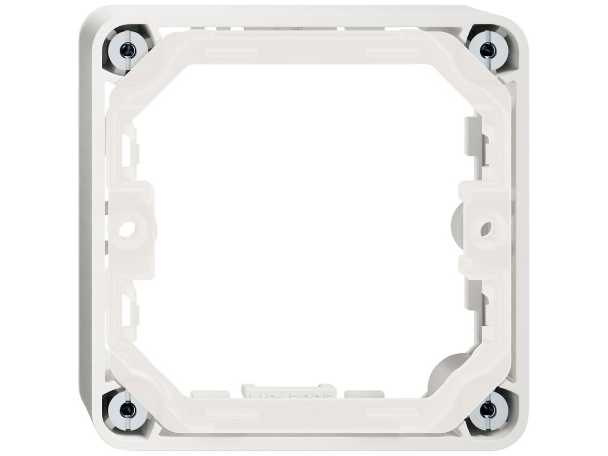 Aufsatzrahmen Feller NEVO SNAPFIX® 87×87×20mm weiss