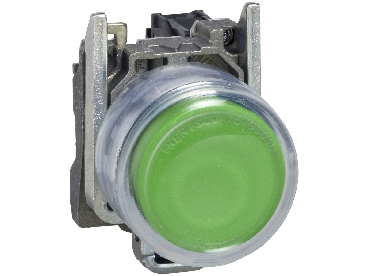 EB-Taster mit Schutzkappe Schneider Electric 1S grün