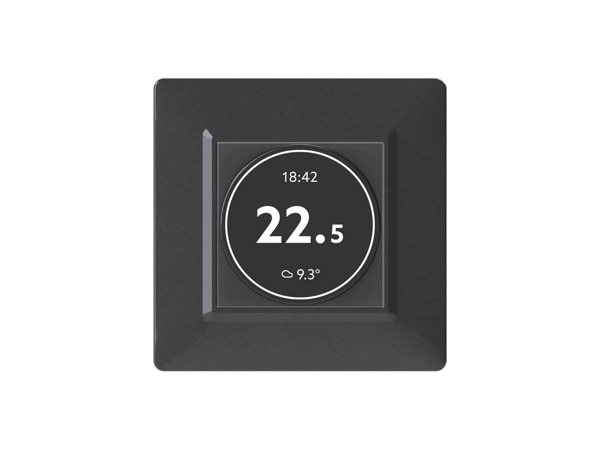 UP-Raumthermostat FINDER 4box SWIPE 5A/230VAC 7…33°C 132×10×112mm weiss