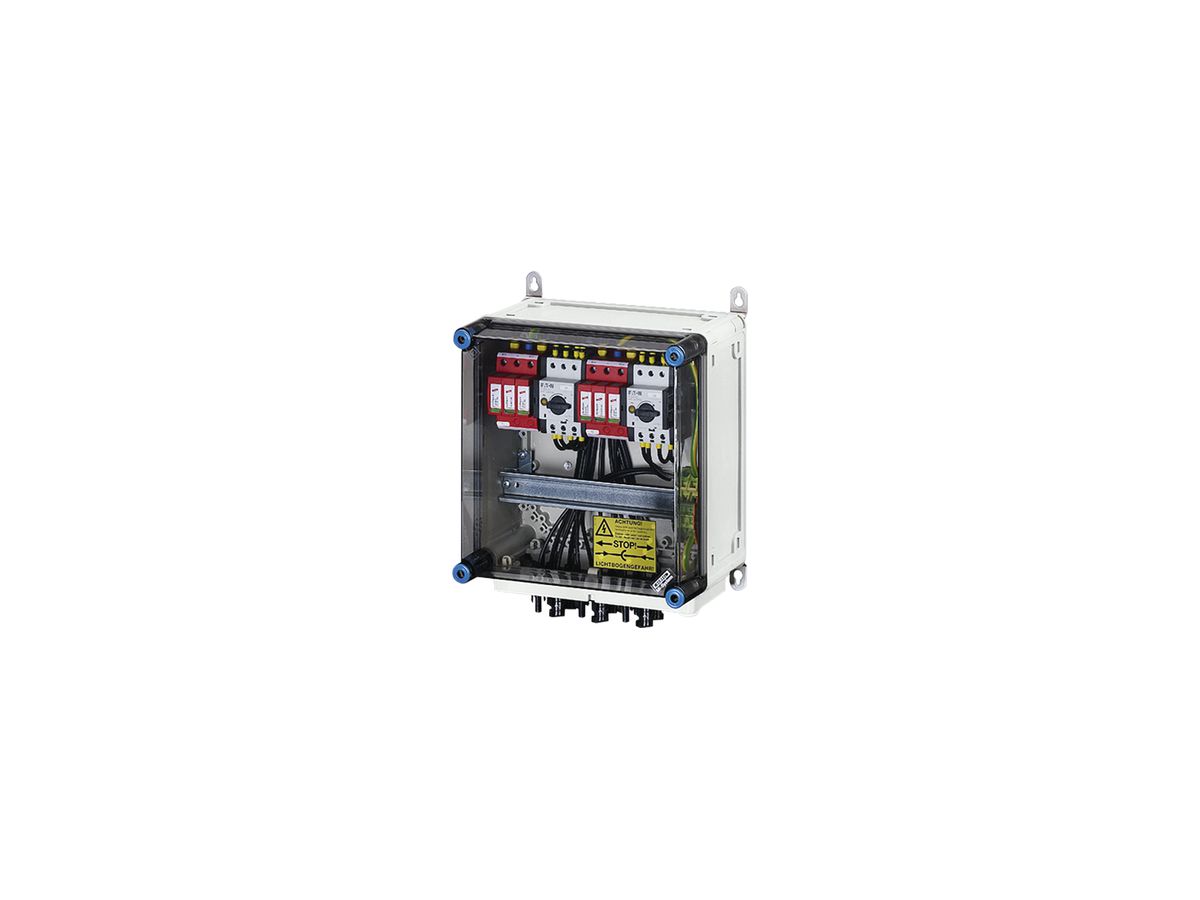 PV Kasten ENYSUN Mi PV 2242 mit MC4-Stecker 2×Überspannungsableiter+Freischalter
