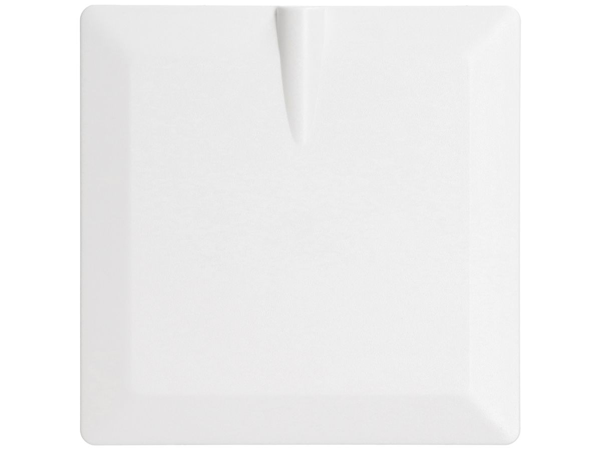 Steckdeckel MAX HAURI priamos Kabelauslass 130×130×7mm IP20 weiss