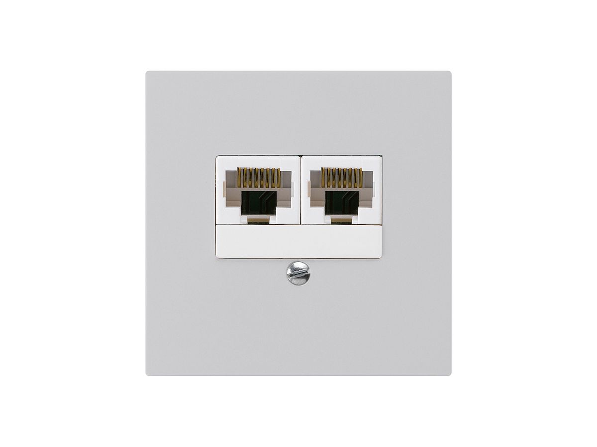UP-Dose kallysto 2×RJ45u parallel hellgrau