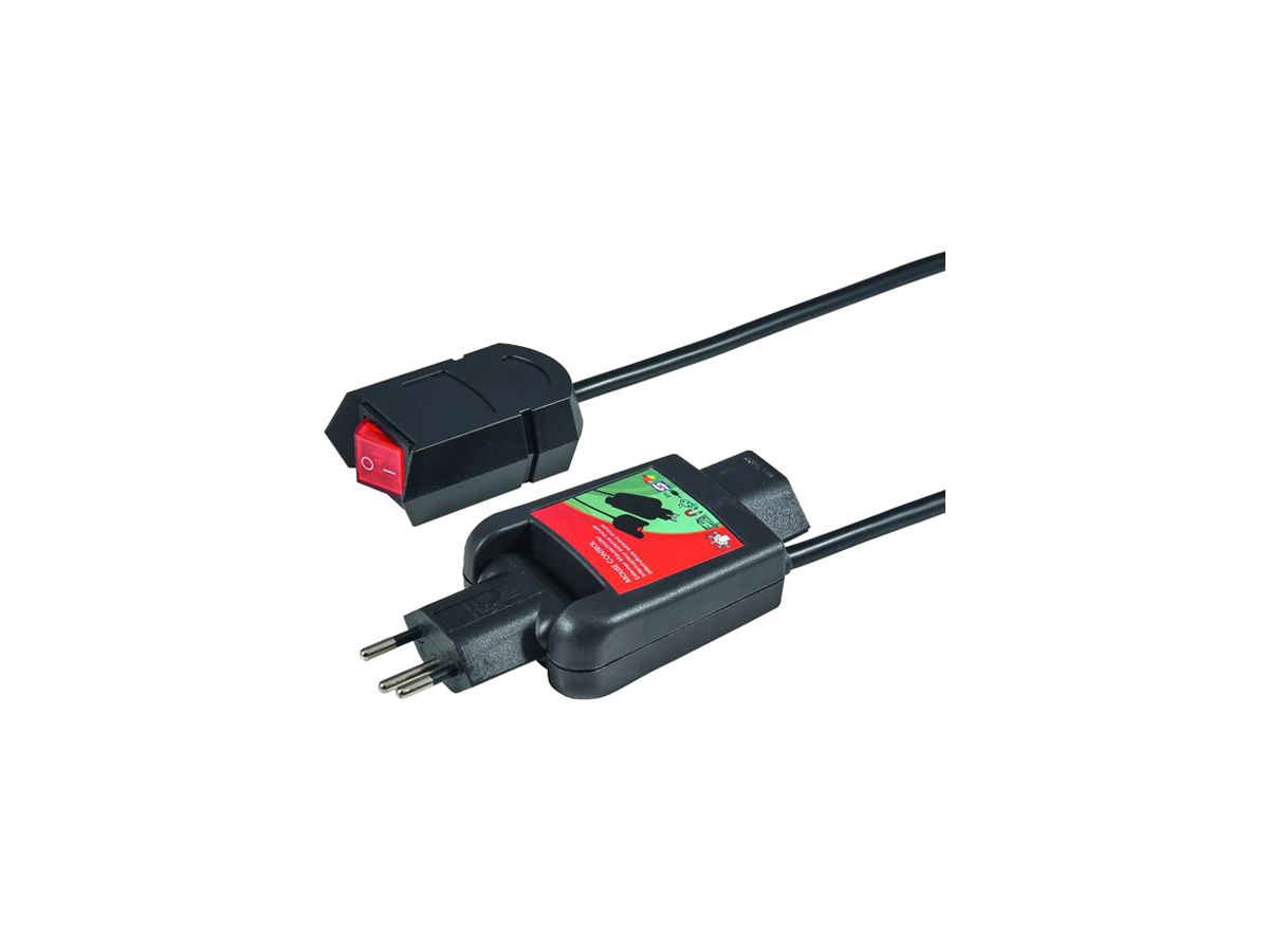 Zwischenstecker MOUSE KABEL T12/T13 mit Schalter 2m schwarz
