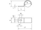 Schlitzbandbride Bettermann zu ER 11mm