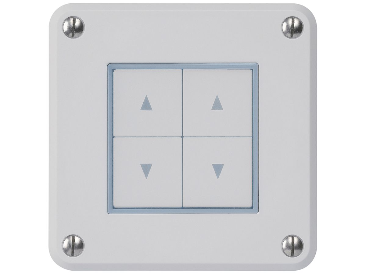 UP-Storenschalter robusto IP55 grau mit 4 Funktionstasten