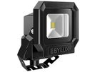LED-Strahler ESYLUX OFL SUN, 10W 3000K 800lm 133×75×150mm IP65, schwarz