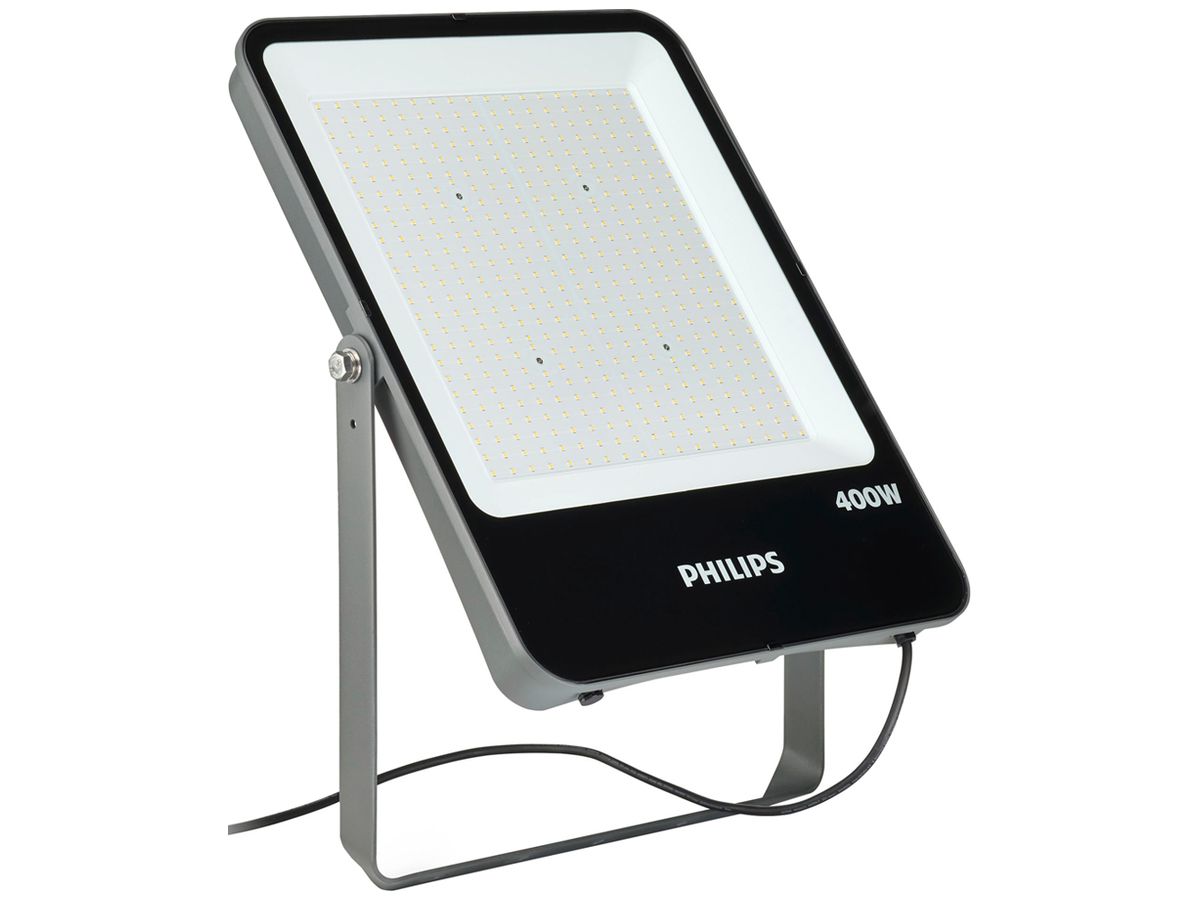 LED-Strahler Philips Ledinaire 400W 48000lm 840 IP65 110° 52×449×637mm grau