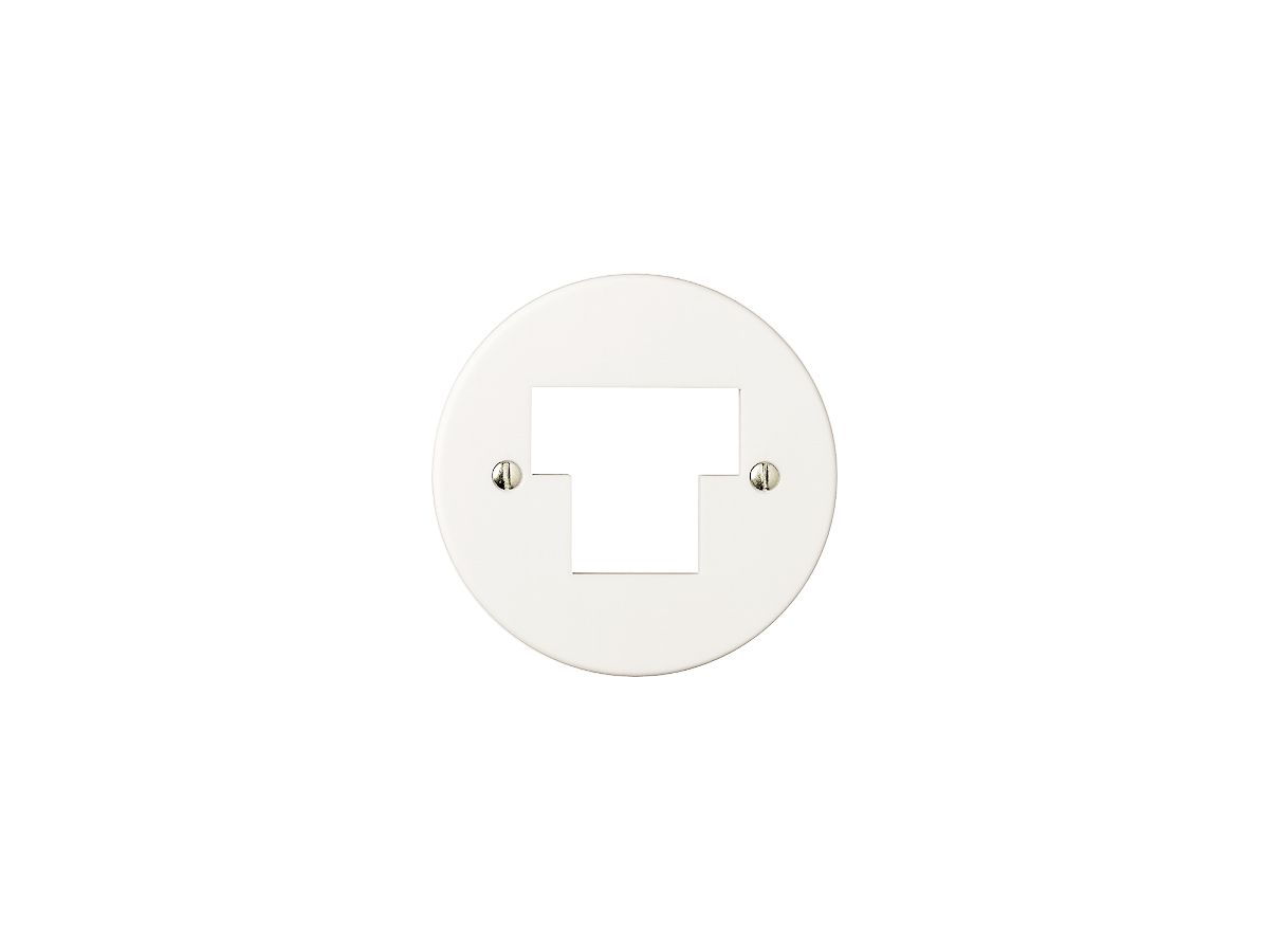 Frontscheibe FH T+T/2×RJ45 ITplus weiss 58mm