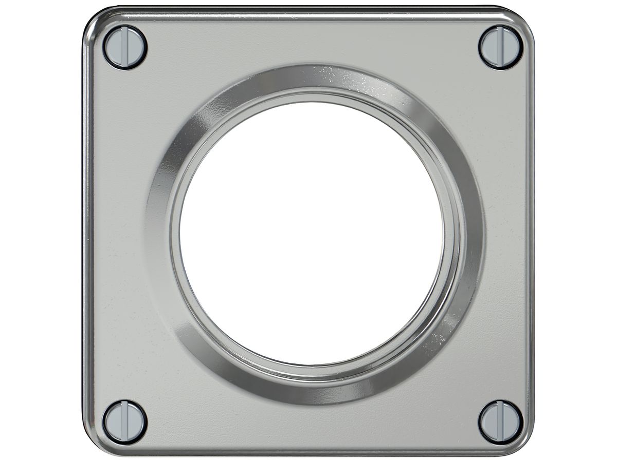 Oberteil ELEMENT SNAPFIX® ohne Klappdeckel Ø53mm alu