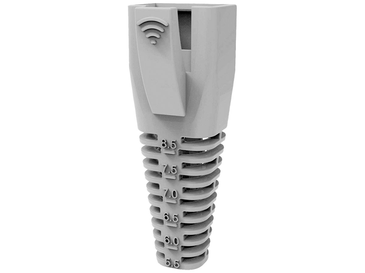 Knickschutz ROLINE RJ45 Ø8.5mm Kunststoff grau 10Stk.