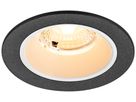 EB-LED-Deckenleuchte SLV NUMINOS S 6.7W 1050lm 3000K MB DALI DIM Ø80×52mm sz/ws