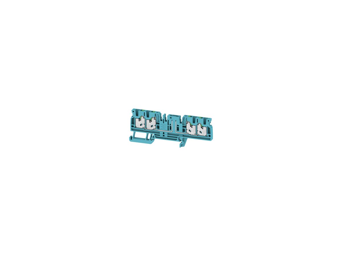 Durchgangs-Reihenklemme WM SDT 4C 0.5…2.5mm² 20A/500V Snap-in TH35 bl