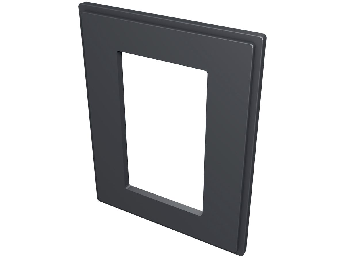 Blende R&M 115 FLF3/5 1 Port schwarz