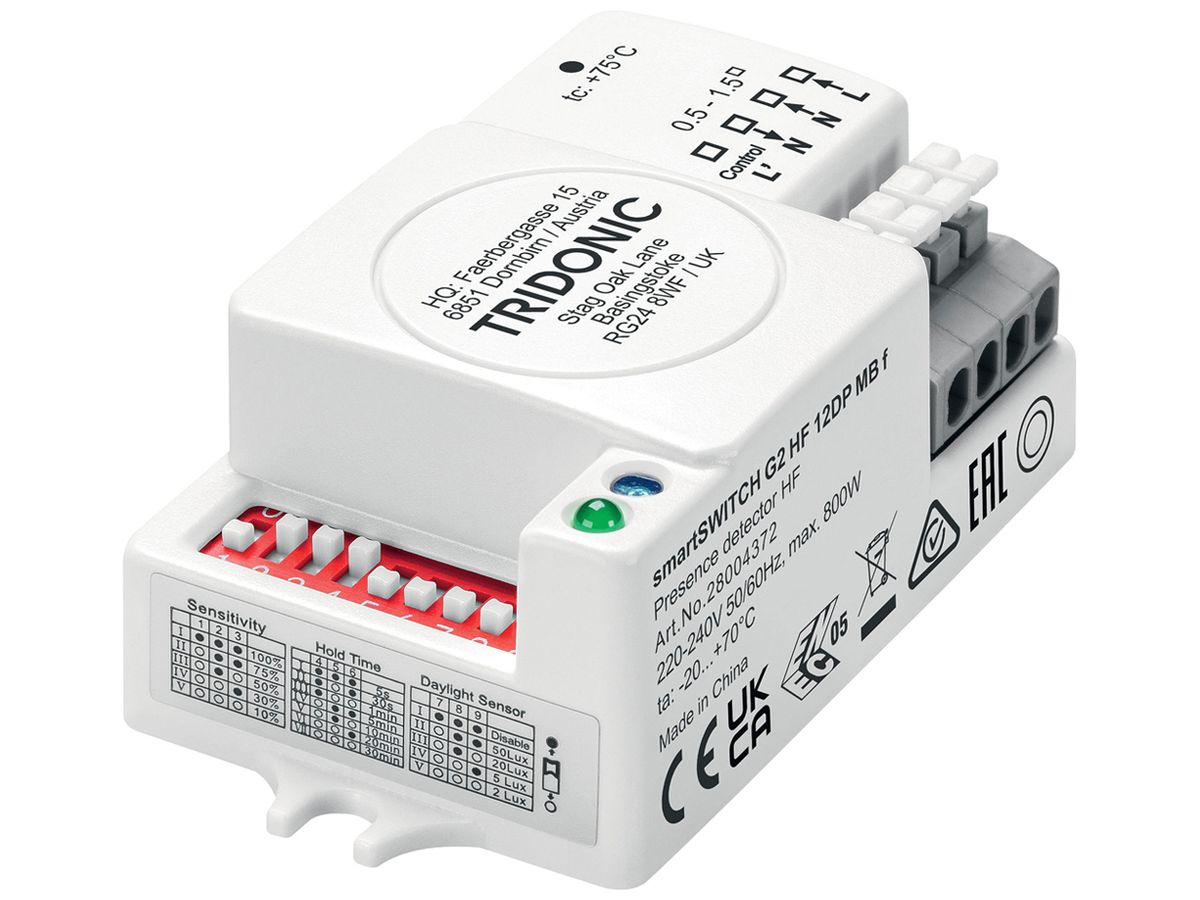 EB-Bewegungsmelder Tridonic smartSWITCH MB f IP20 HF weiss