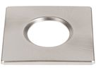 Abdeckung SLV UNIVERSAL IP65 Kunststoff 88×88×5.5mm Aluminium