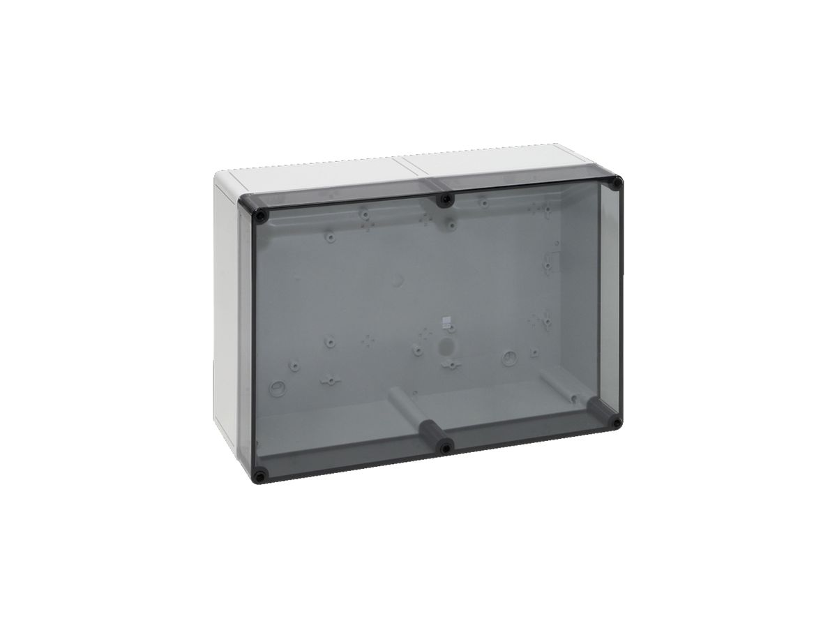 Apparategehäuse Rittal PK 361×254×111mm grau transparent