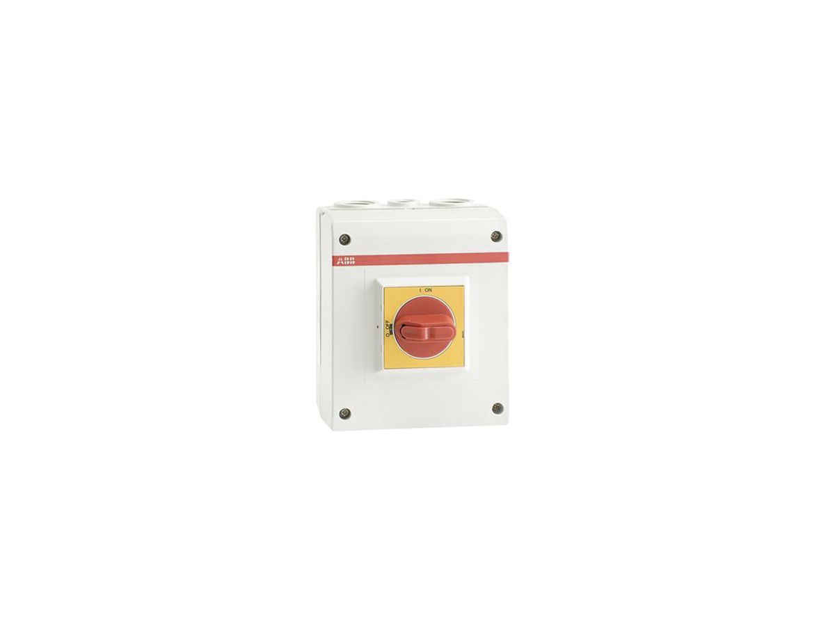 AP-Sicherheitsschalter ABB 6-polig 16A 400V hellgrau/rt/gelb