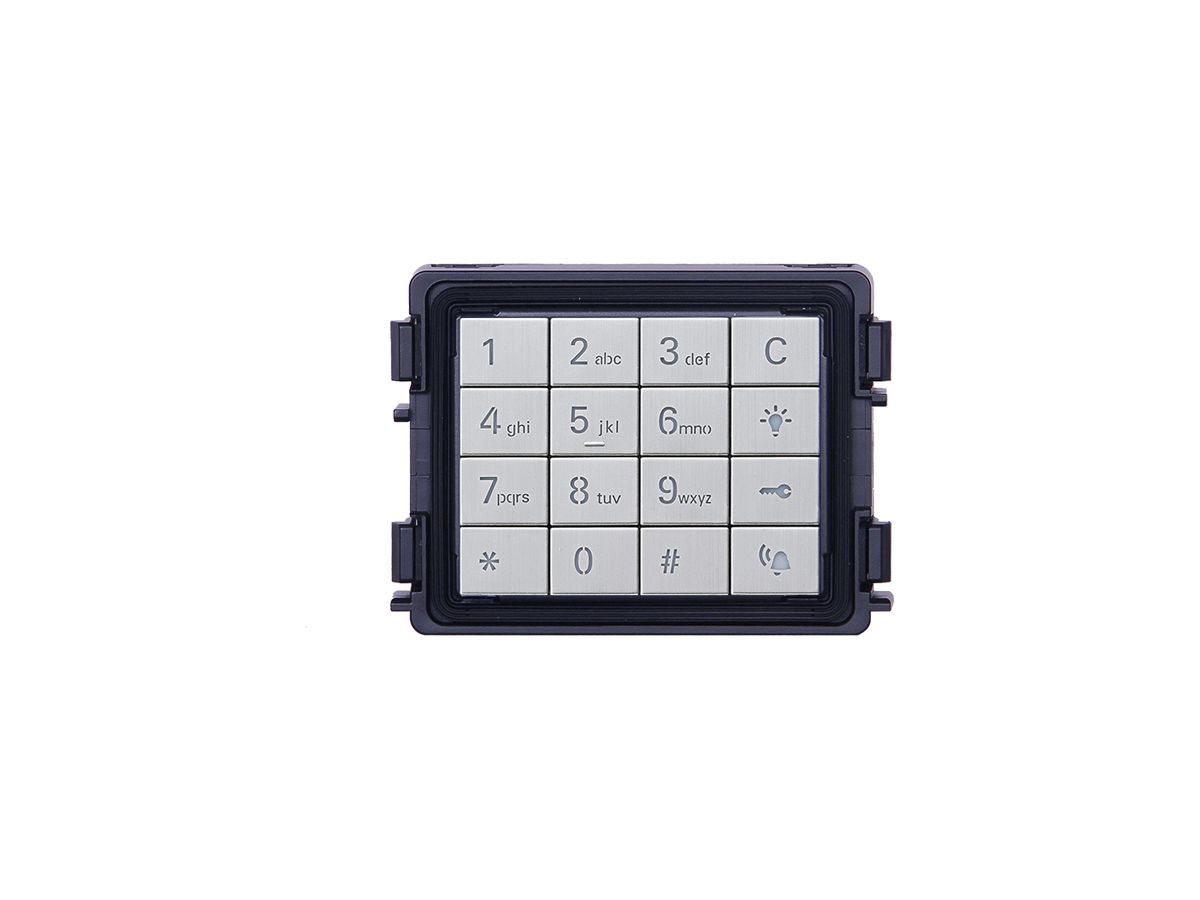 Tastatur-Modul ABB-Welcome A251382K-A-04 29×71×98mm alu