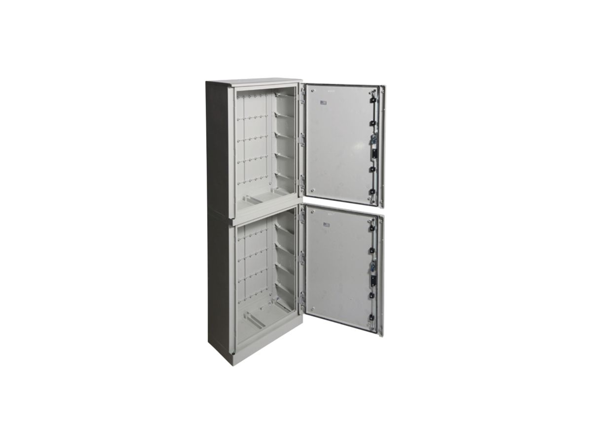 Wandgehäuse Hager Orion.Plus 230 Module 5+5-Reihen 23TE 600×1750×300mm gu