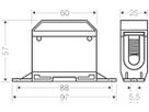 Verbindungsklemme Hensel Mi NK 1 1-polig 16…50mm² 150A 690V