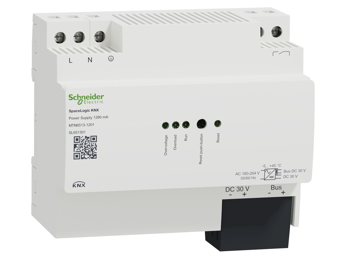 REG-KNX-Spannungsversorgung Schneider Electric SpaceLogic 1280mA