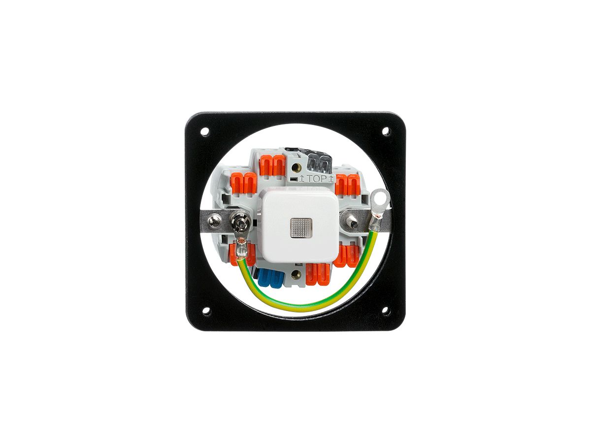 Druckschalter S6 FH LED rot