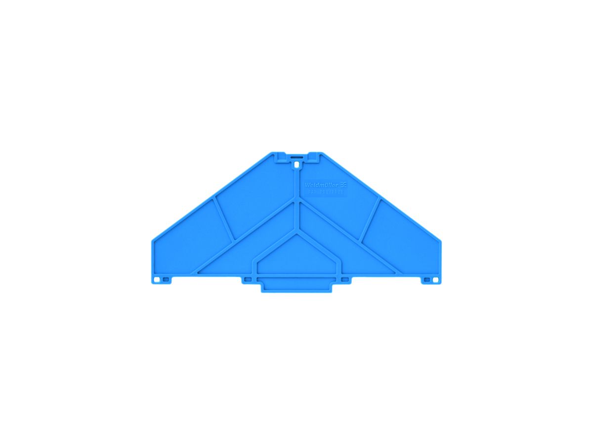 Abschlussplatte Weidmüller PAP PRV/PPV8 120×3mm blau