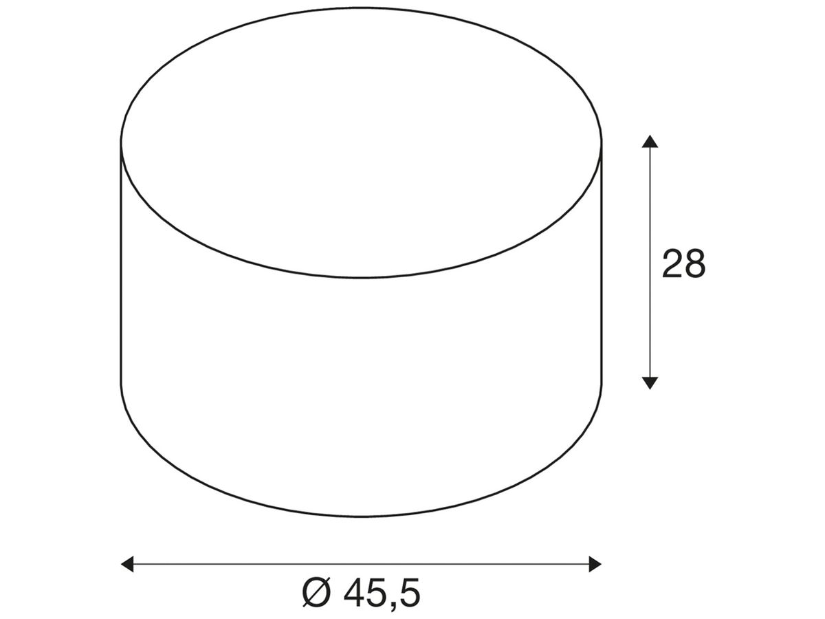 Leuchtenschirm SLV FENDA, Ø455×280mm beige