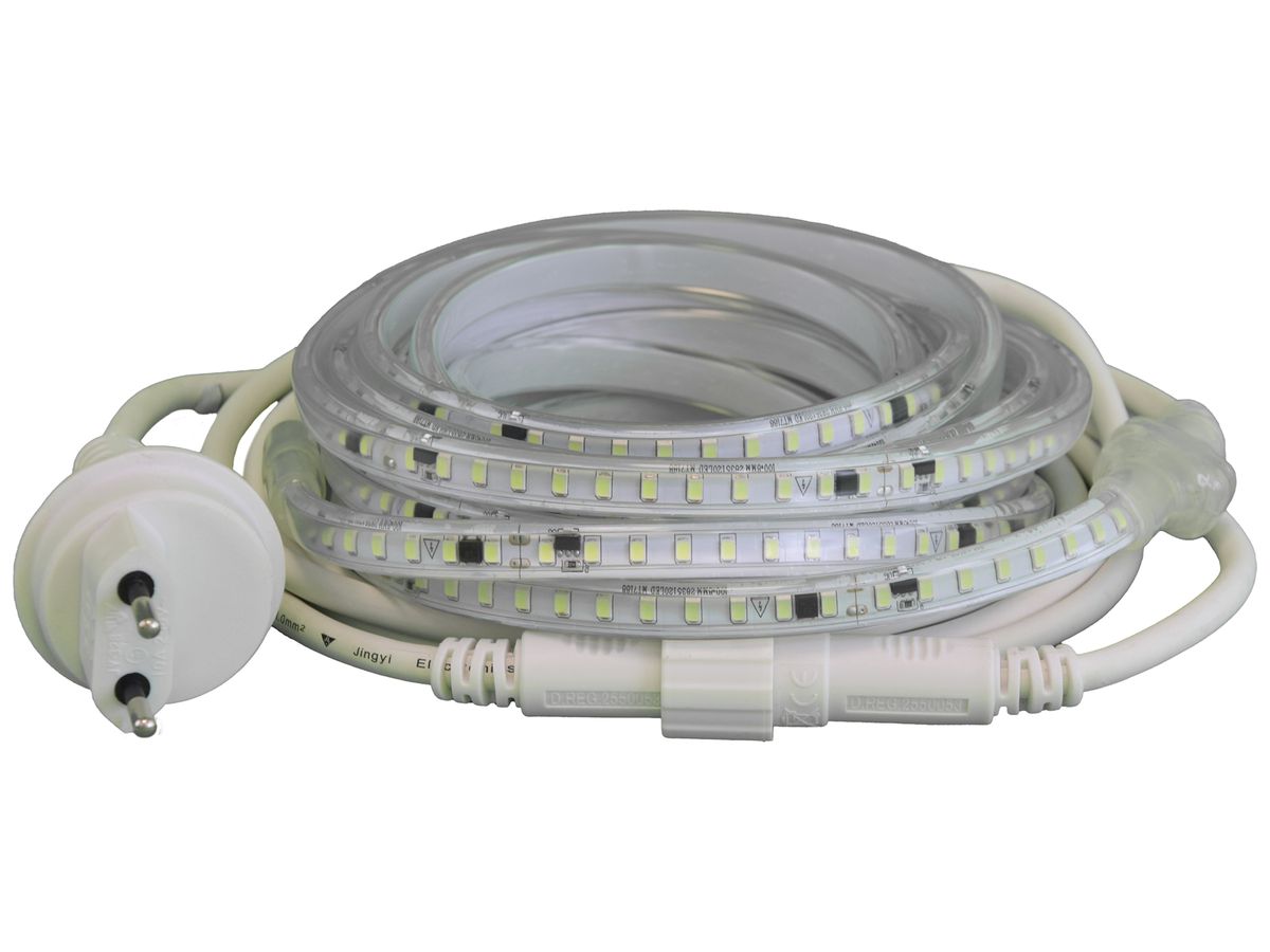 LED-Lichtband DEM QUICKLED 120XS IP65 240V 9.5W/m 1600lm/m grün 5m