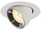 EB-LED-Downlight SLV NUMINOS GIMBLE XS, 7W 200mA 720lm 3000K 55° ws/chr