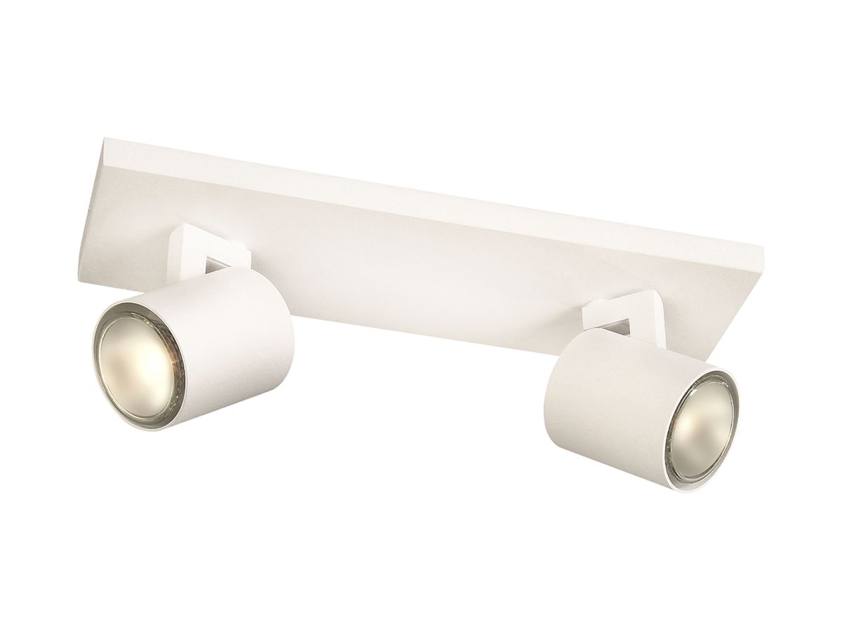 Spot Philips MYL Runner GU10 2×20W DIM weiss