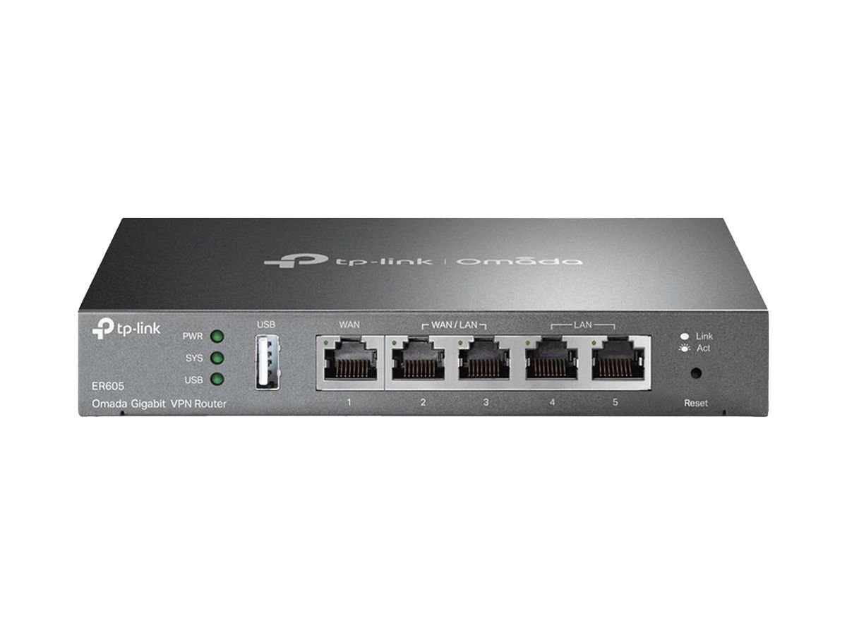 Router TP-Link Omada ER605 1×WAN 2×LAN 2×LAN/WAN
