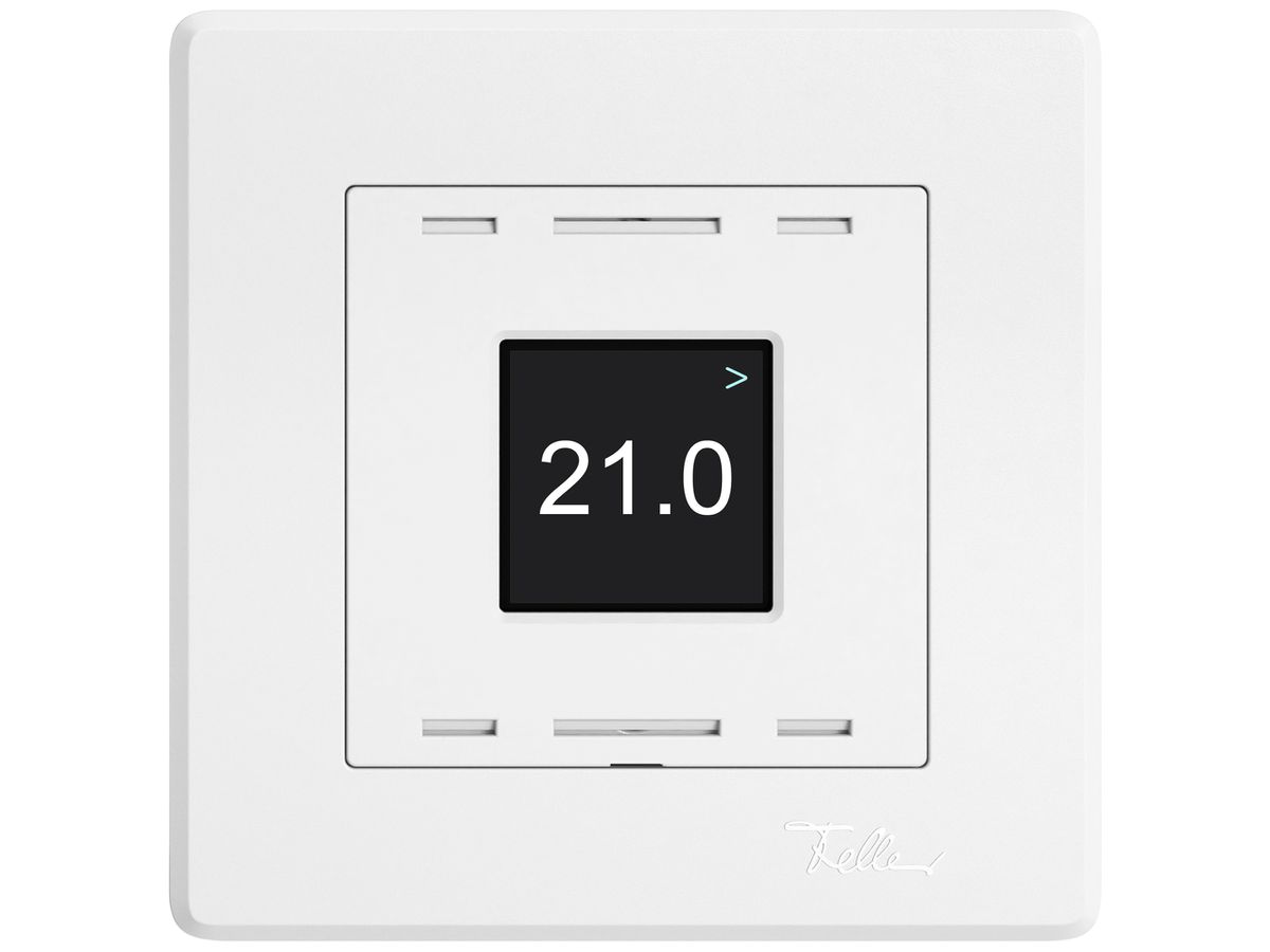 UP-Raumtemperatursensor EDIZIO.liv Wiser SNAPFIX® 230V 5…30°C weiss