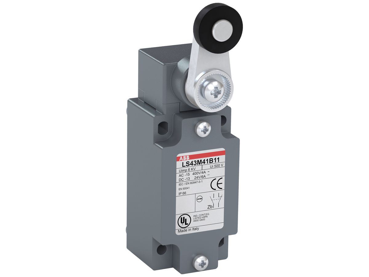 Positionsschalter ABB LS4 Rollenschwenkhebel Zamak M20