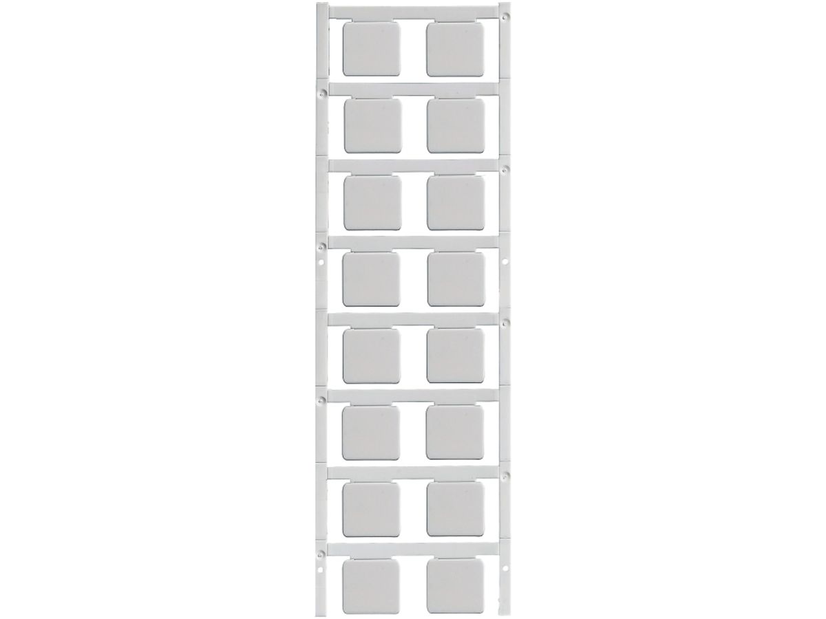 Gerätemarkierer Weidmüller MultiCard SM selbstklebend 22×22mm PA66 grau