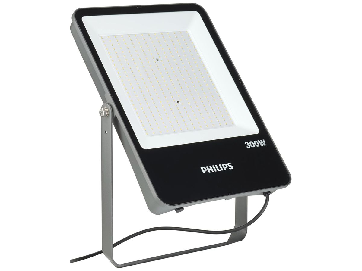 LED-Strahler Philips Ledinaire 300W 36000lm 840 IP65 110° 52×384×556mm grau
