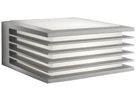 Wandleuchte Philips Shades E27 1×42W IP44 grau