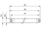 LED-Röhre Philips CorePro LEDtube HO G13 8W 900lm 840 590mm