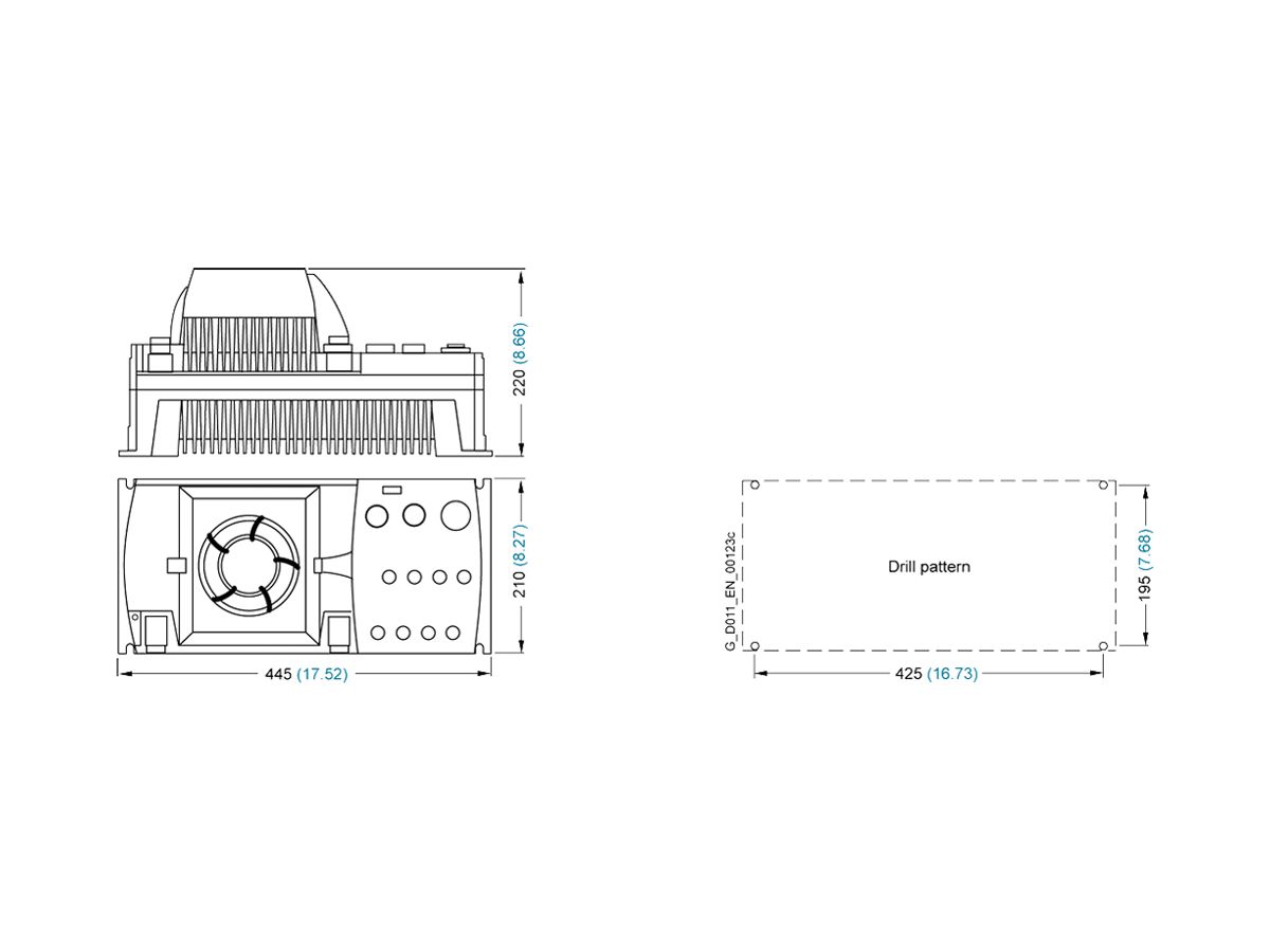Power-Modul Siemens für SINAMICS G120D 3L 380…500VAC 7.50kW IP65
