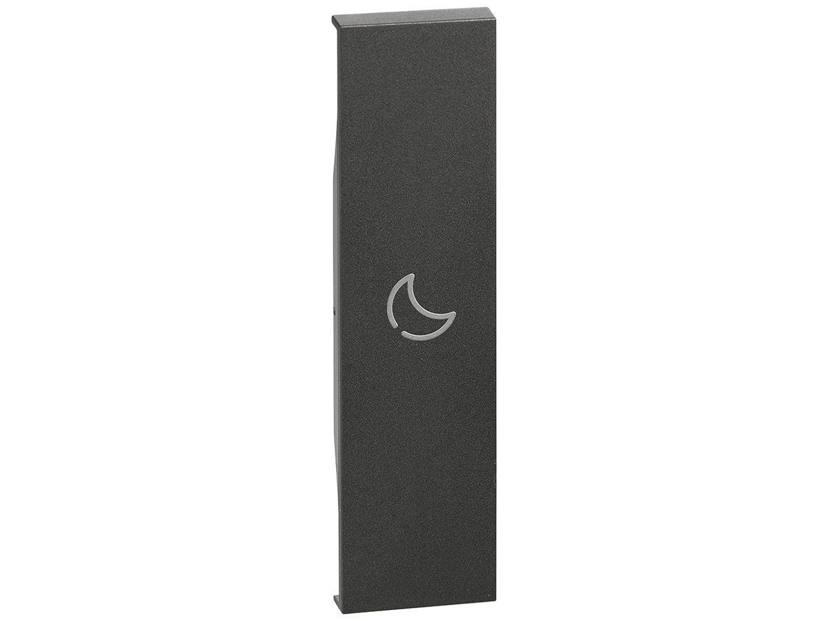 Tastenabdeckung Living Now für Tasten MyHOME 1 Modul mit Symbol Nacht schwarz